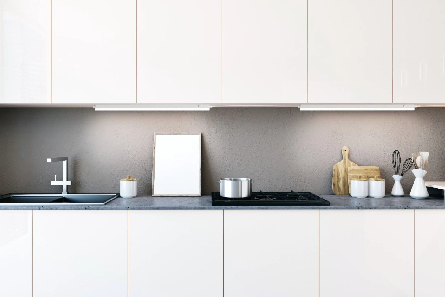 LED Unterbauleuchte Weiß Nordlux Latona 5W 420lm 31,2cm 3000K-4000K 2-Step 5 LED Unterbauleuchte Weiß Nordlux Latona 5W 420lm 31,2cm 3000K-4000K 2-Step – Bild 3