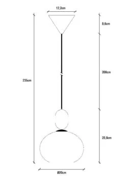 Nordlux NOTTI 20 Pendelleuchte Grau E27 Dimmbar 20x20x23,8cm -Nordlux notti 20 pendelleuchte tz 1