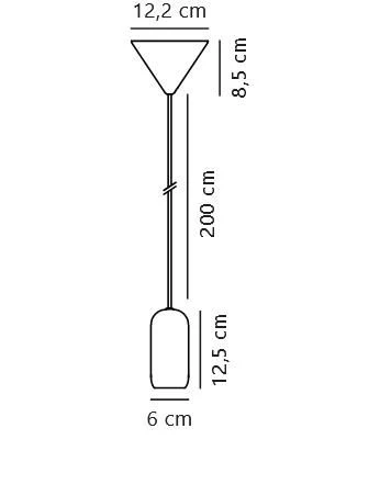Nordlux NOTTI Pendelleuchte Grau E27 Dimmbar 6x6x12,5cm 4 Nordlux NOTTI Pendelleuchte Grau E27 Dimmbar 6x6x12,5cm – Bild 2