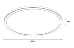 Nordlux OJA 29 LED Deckenleuchte Schwarz, Weiß 1600lm IP54 29,4x29,4x2,3cm 18 Nordlux OJA 29 LED Deckenleuchte Schwarz, Weiß 1600lm IP54 29,4x29,4x2,3cm -Nordlux oja deckenlampe 294x23mm tz 1