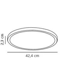 LED Deckenlampe Holzfarben Nordlux Oja 42 IP54 2150lm 2700K Dimmbar 8 LED Deckenlampe Holzfarben Nordlux Oja 42 IP54 2150lm 2700K Dimmbar -Nordlux oja deckenlampe 424x23mm tz 5 1