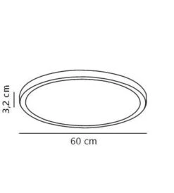 Nordlux OJA 60 Weiss IP20 LED Deckenleuchte Weiß 3200lm Stepdimmer 60x60x3,2cm 9 Nordlux OJA 60 Weiss IP20 LED Deckenleuchte Weiß 3200lm Stepdimmer 60x60x3,2cm -Nordlux oja deckenlampe 600x32mm tz 1