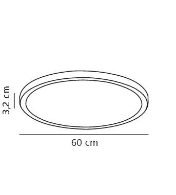 Nordlux OJA 60 Weiss IP20 LED Deckenleuchte Weiß 3200lm Stepdimmer 60x60x3,2cm 5 Nordlux OJA 60 Weiss IP20 LED Deckenleuchte Weiß 3200lm Stepdimmer 60x60x3,2cm – Bild 3