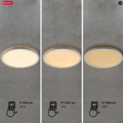 Nordlux OJA 60 Weiss IP20 LED Deckenleuchte Weiß 3200lm Stepdimmer 60x60x3,2cm 10 Nordlux OJA 60 Weiss IP20 LED Deckenleuchte Weiß 3200lm Stepdimmer 60x60x3,2cm -Nordlux oja moodmaker white