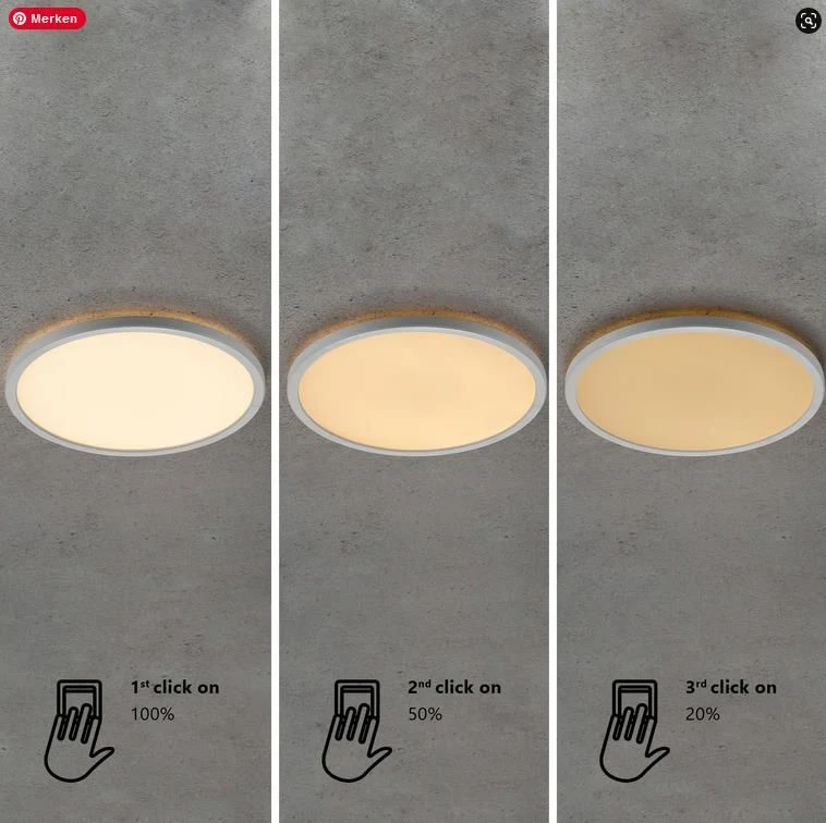 Nordlux OJA 60 Weiss IP20 LED Deckenleuchte Weiß 3200lm Stepdimmer 60x60x3,2cm 6 Nordlux OJA 60 Weiss IP20 LED Deckenleuchte Weiß 3200lm Stepdimmer 60x60x3,2cm – Bild 4