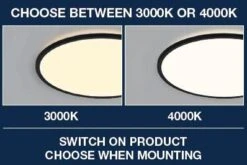 LED Deckenlampe Schwarz Nordlux Oja 29 IP45 3000/4000K Switch Dimmbar 9 LED Deckenlampe Schwarz Nordlux Oja 29 IP45 3000/4000K Switch Dimmbar -Nordlux oja switch schwarz 4