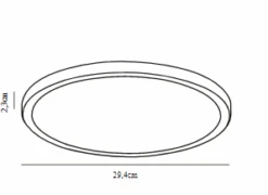 LED Deckenlampe Schwarz Nordlux Oja 29 IP20 1700lm 4000K Stepdimmer 11 LED Deckenlampe Schwarz Nordlux Oja 29 IP20 1700lm 4000K Stepdimmer -Nordlux oja29 tz 1 1