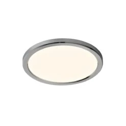 Nordlux 13 LED Deckenlampe Chrom Nordlux Oja 29 IP54 1600lm 3000/4000K Stepdimmer