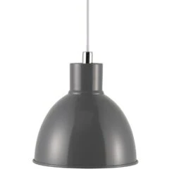 Nordlux Pop Pendelleuchte E27, 21,5cm Rund, Anthrazit