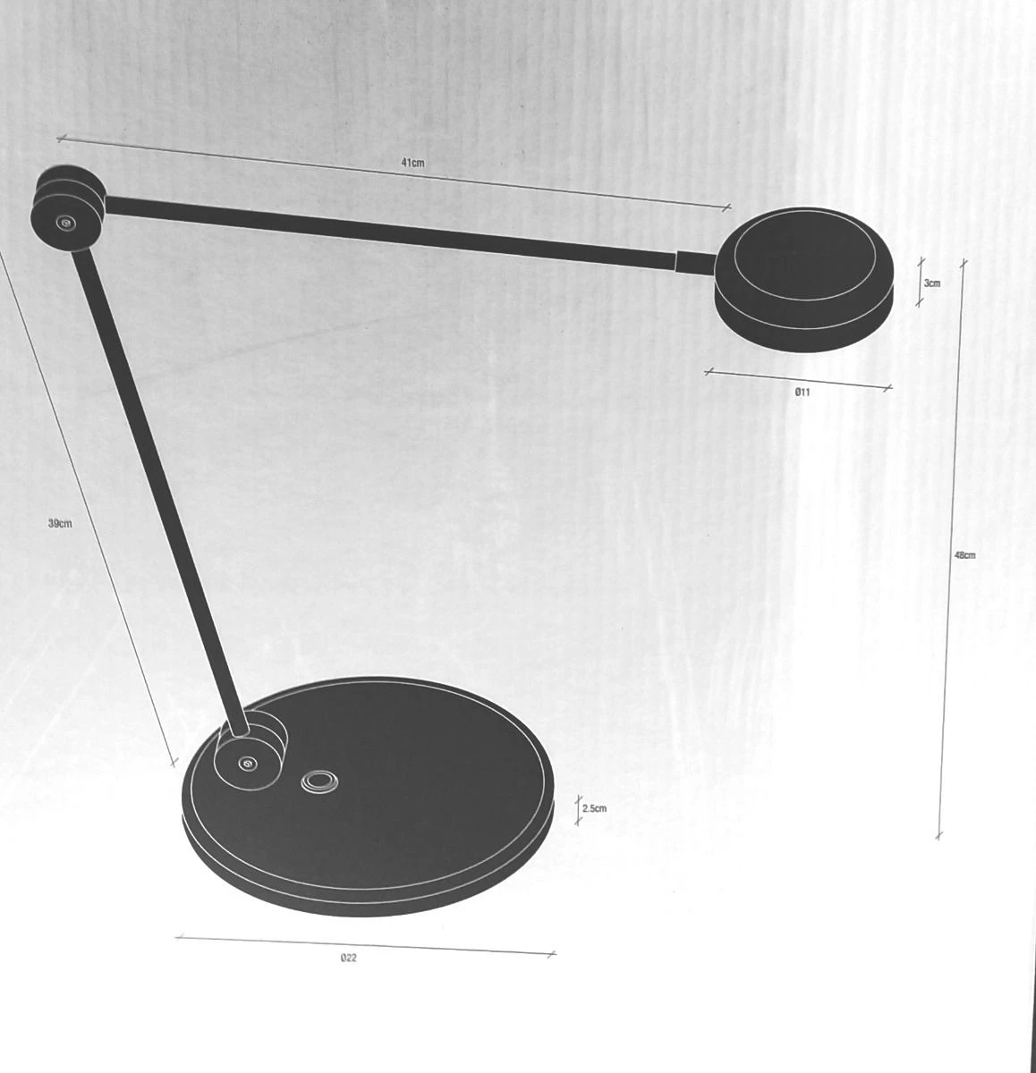 Nordlux Buzz Schreibtischleuchte LED Weiß 380lm 5 Nordlux Buzz Schreibtischleuchte LED Weiß 380lm – Bild 3